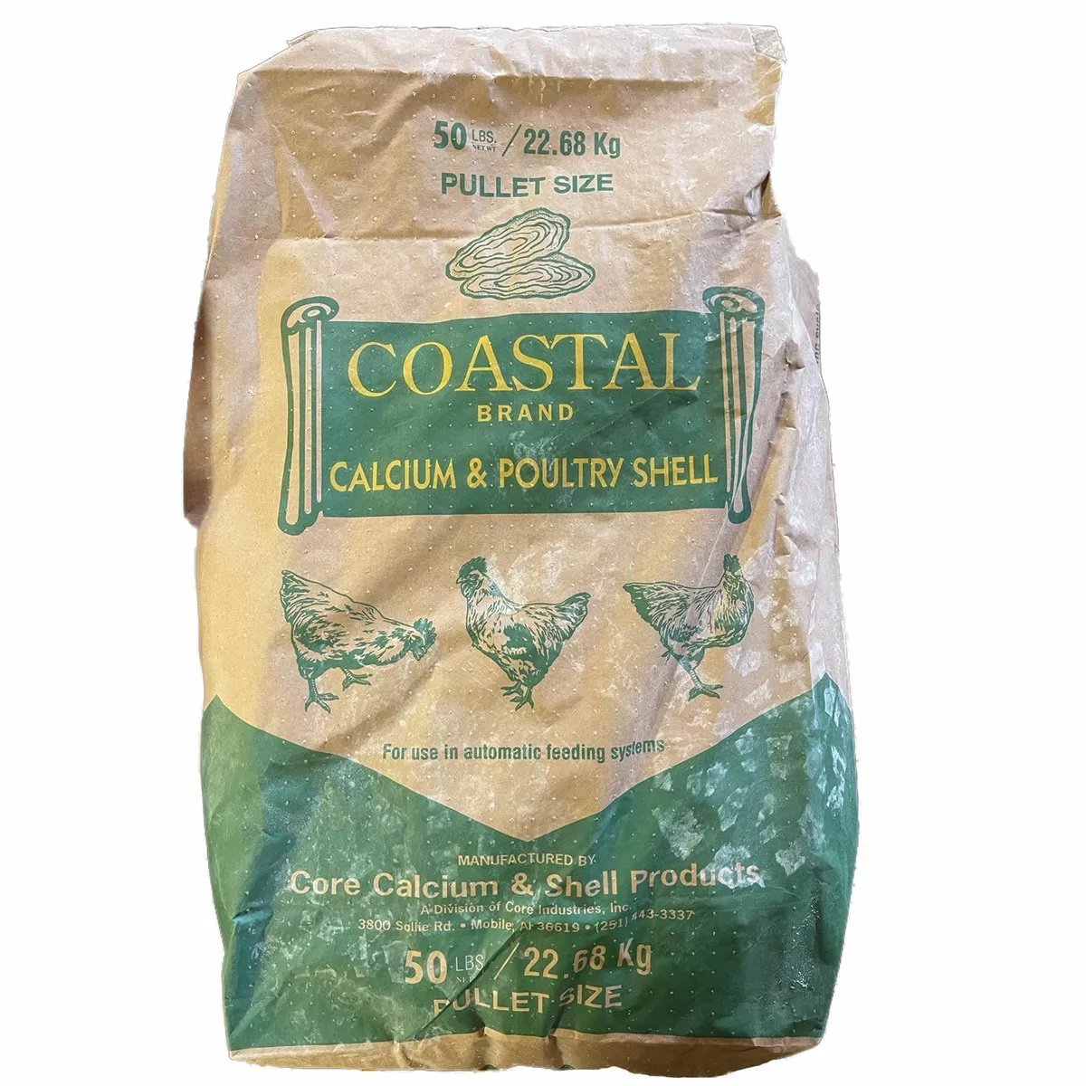 Premium Calcium & Poultry Oyster Shell Supplement for Chickens - Natural Eggshell Booster for Stronger Egg Production - Perfect for Backyard Flocks & Poultry Farms