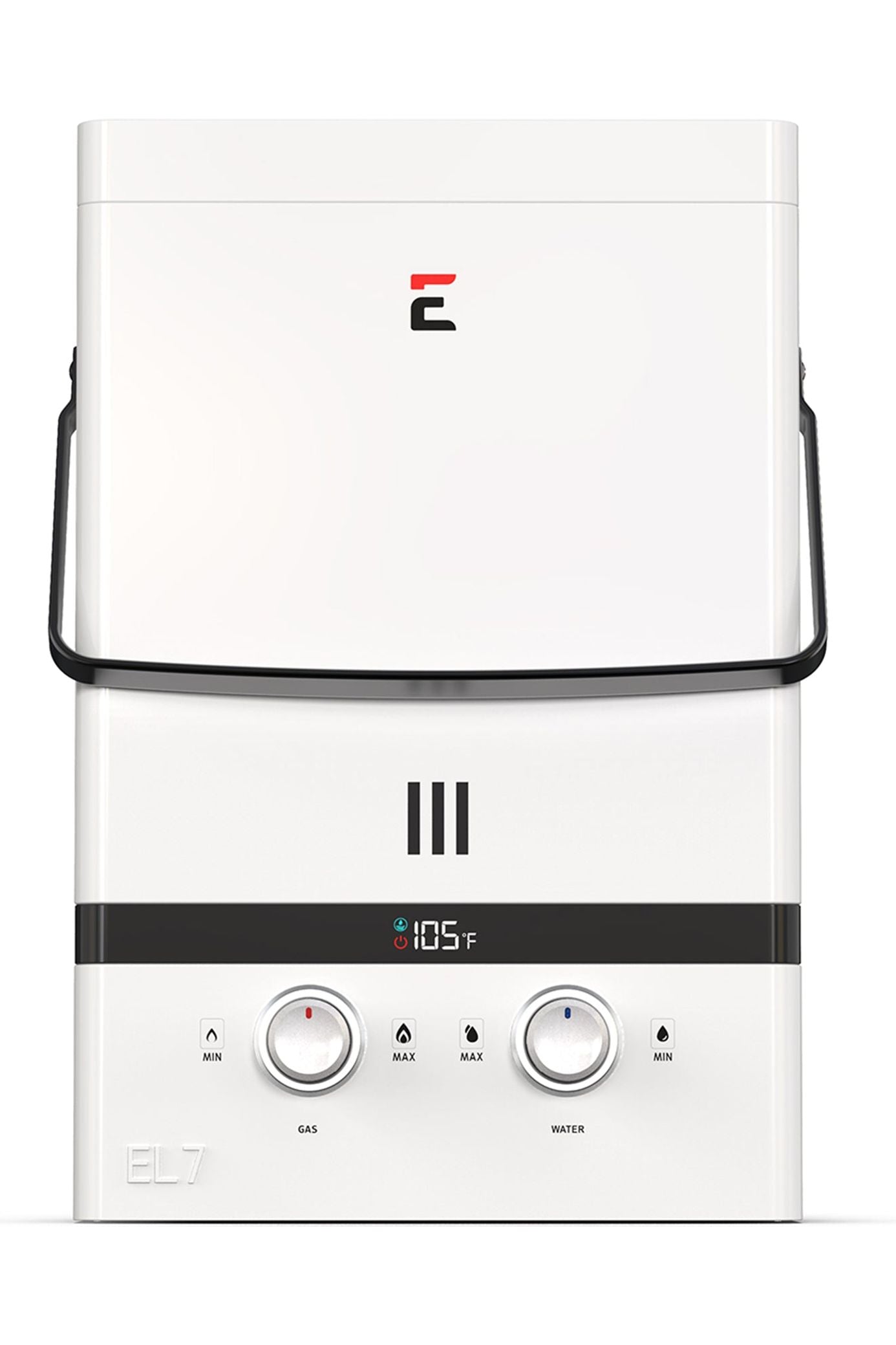 Eccotemp Luxé EL7 Portable Outdoor Tankless Water Heater - Instant Hot Water for Camping, RV, and Off-Grid Living