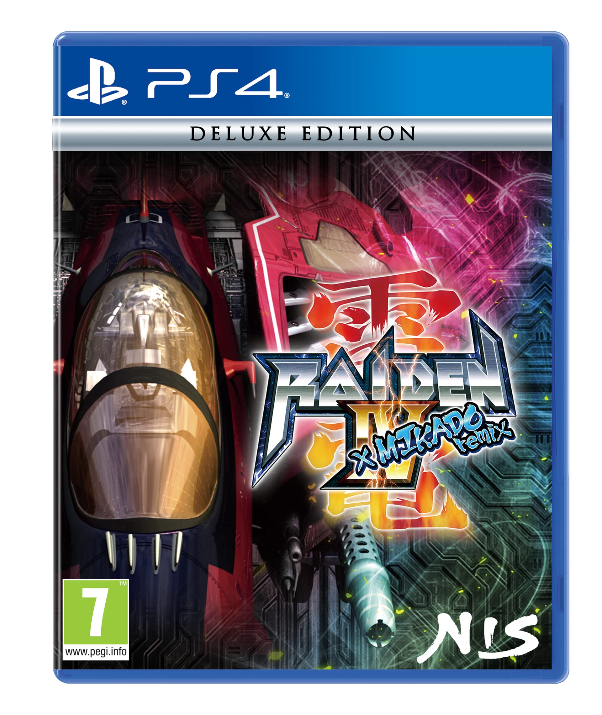 Raiden IV x MIKADO Remix - Deluxe Edition for PlayStation 4 | Classic Arcade Shooter Game | Perfect for Retro Gaming Enthusiasts & Collectors