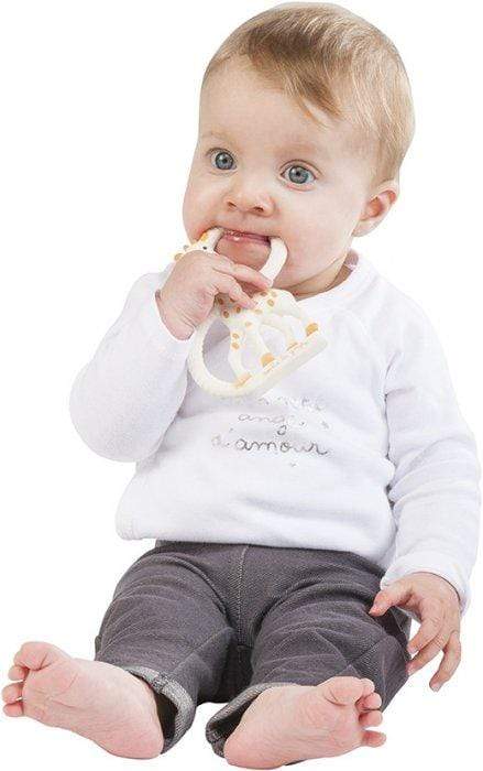 Sophie The Giraffe So Pure Teether - Natural Rubber Baby Teething Toy for Infants & Toddlers - Perfect for Soothing Sore Gums at Home or On The Go