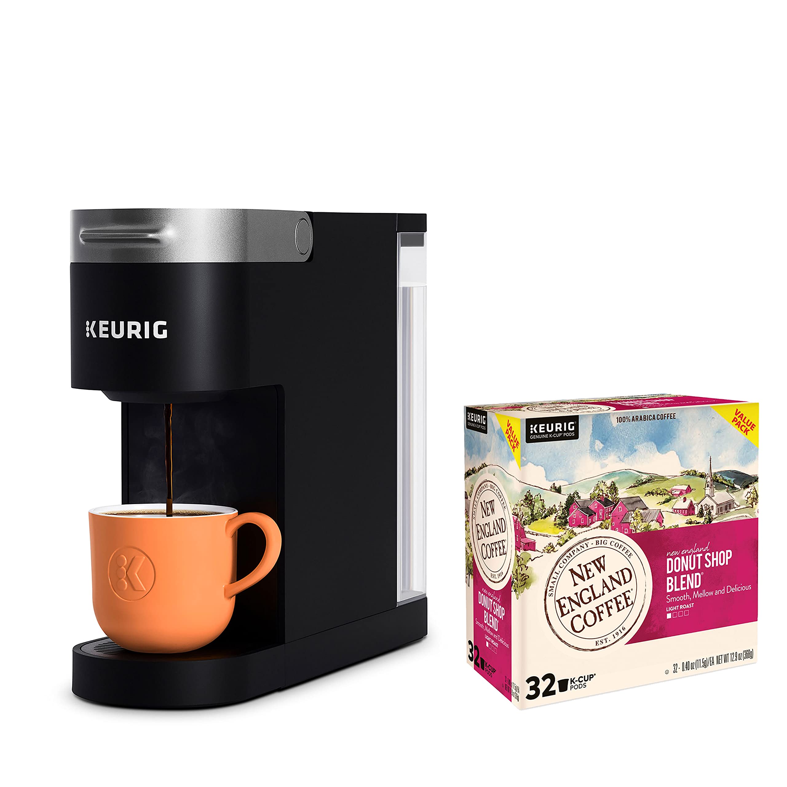 Keurig K-Slim Single Serve Coffee Maker with 32 K-Cup Pods - Perfect for Home & Office