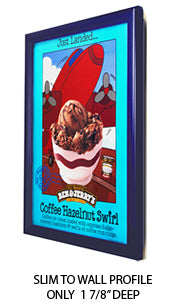 8.5x14 Wooden Poster Frame - 353 Series Swing Frame for Wall Art, Photos, and Signage - Perfect for Home, Office, and Retail Displays