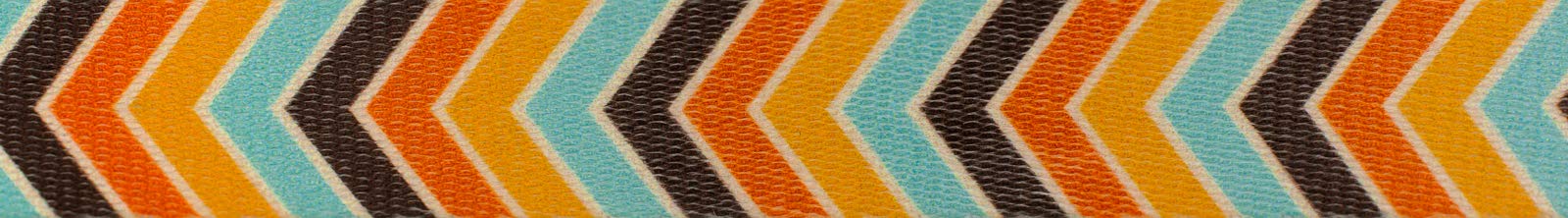 Country Brook Design - Harvest Chevron Polyester Webbing for Dog Collars, Leashes & Pet Accessories | Durable & Stylish Pet Gear for Outdoor Adventures