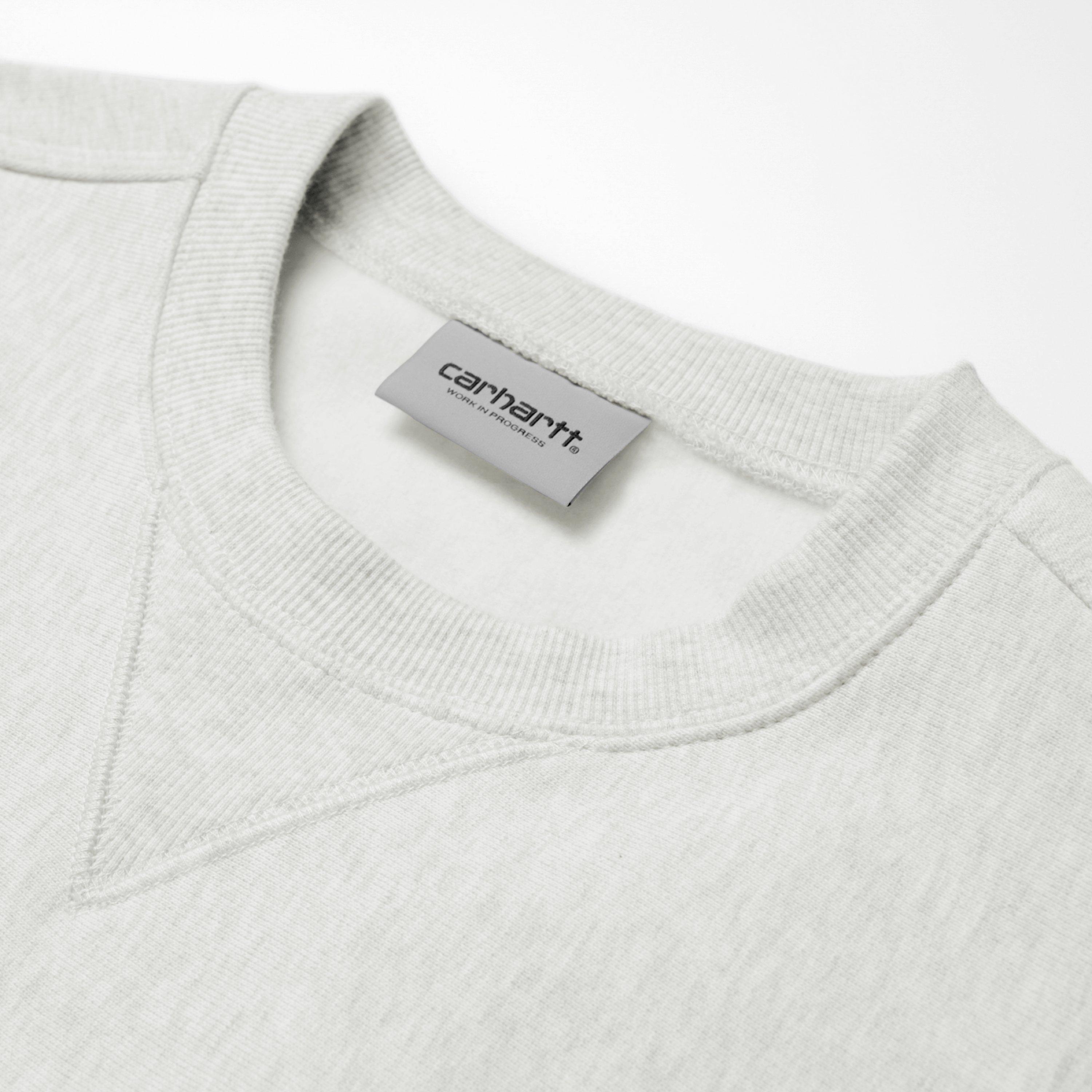 American Script Sweatshirt | Ash Heather Color | Comfortable Cotton Pullover | Perfect for Casual Wear, Street Style & College Outfits