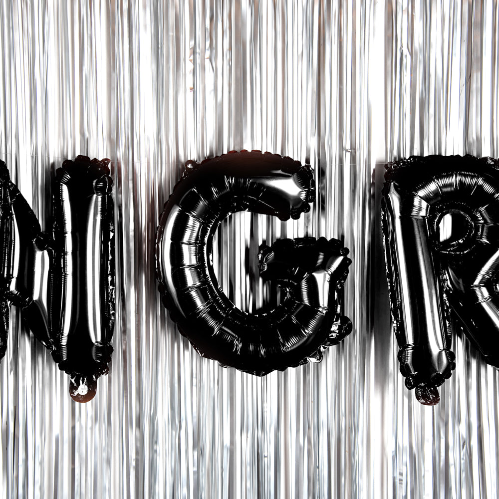 Balloonify Black Mylar Letter G Balloon - 16 Inch Large Foil Alphabet Balloon for Birthday Party Decorations (1 Count) - Perfect for Graduation, Baby Shower & Anniversary Celebrations