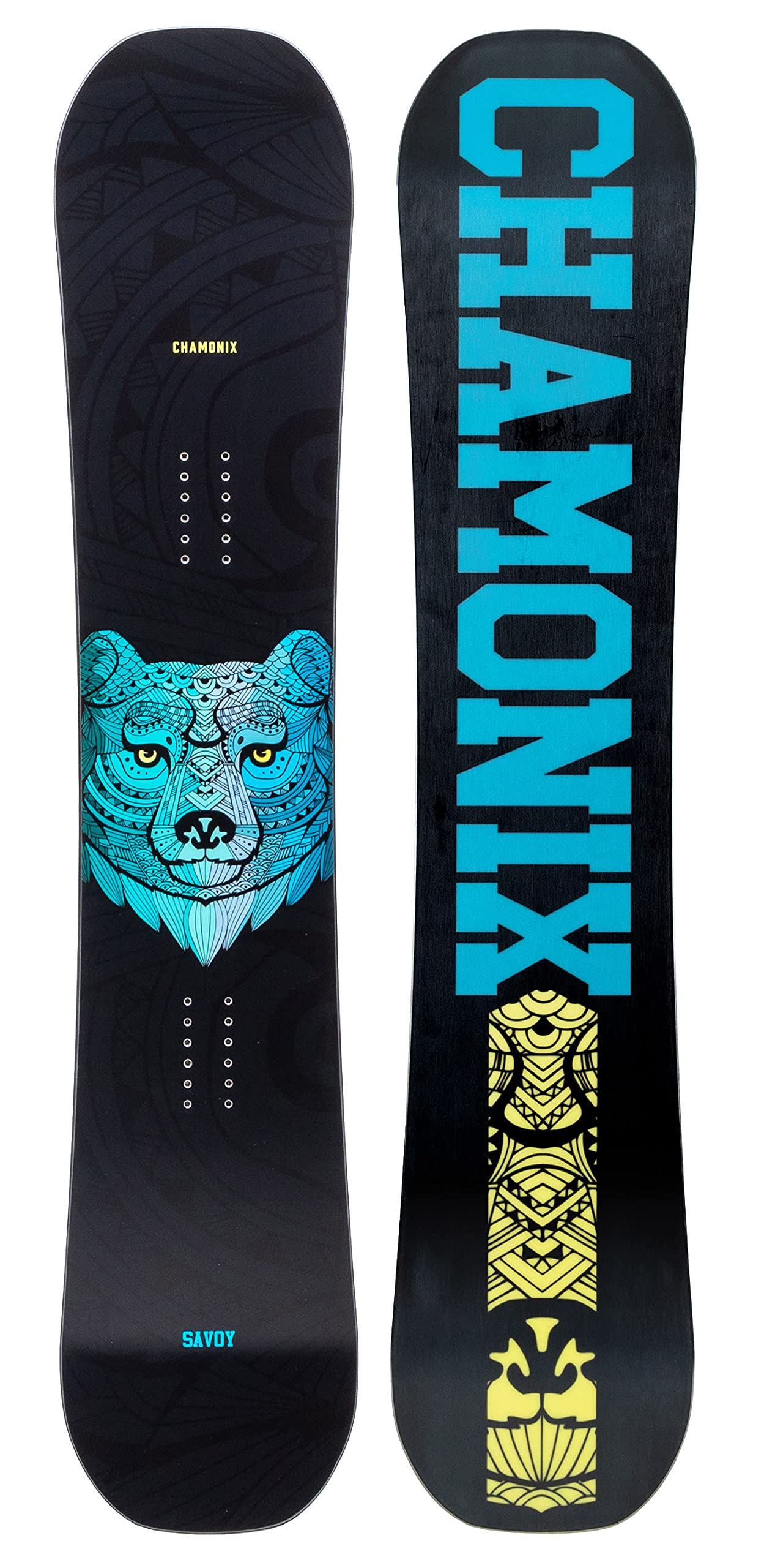Chamonix Savoy Men's Snowboard - All-Mountain Freestyle Snowboard for Powder & Park Riding | Perfect for Backcountry Adventures & Resort Slopes