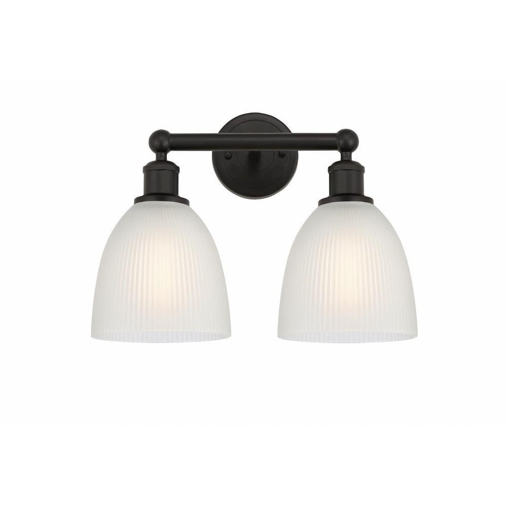 Innovations Lighting Castile 2-Light Bathroom Vanity Light - Industrial Style, 11.5