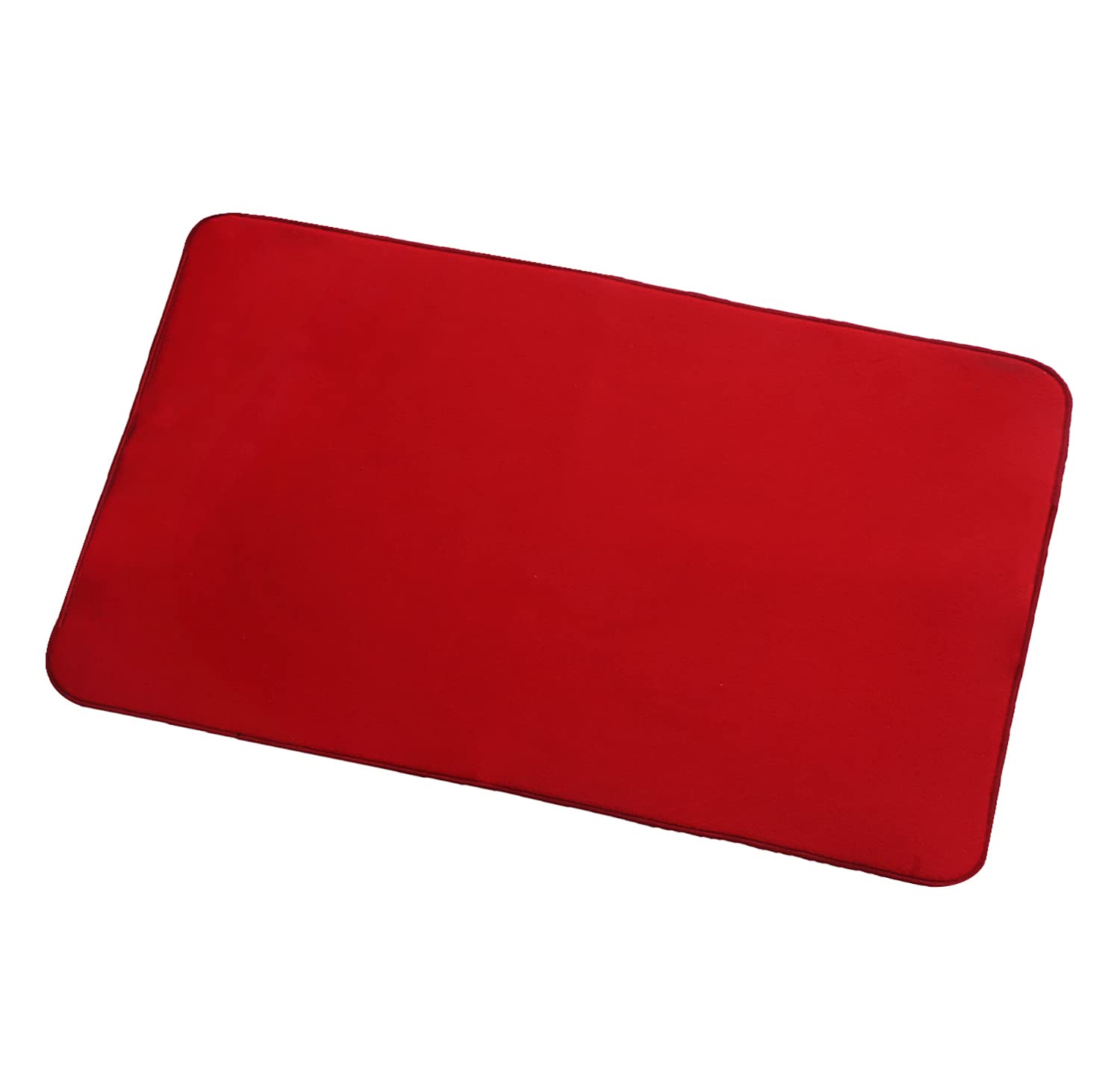 **Premium Microfiber Dish Drying Mat for Kitchen - 50x70cm Reversible & Absorbent - Heart Home Non-Slip Countertop Mat (Red) - Perfect for Dishes, Utensils & Fruit Drying**