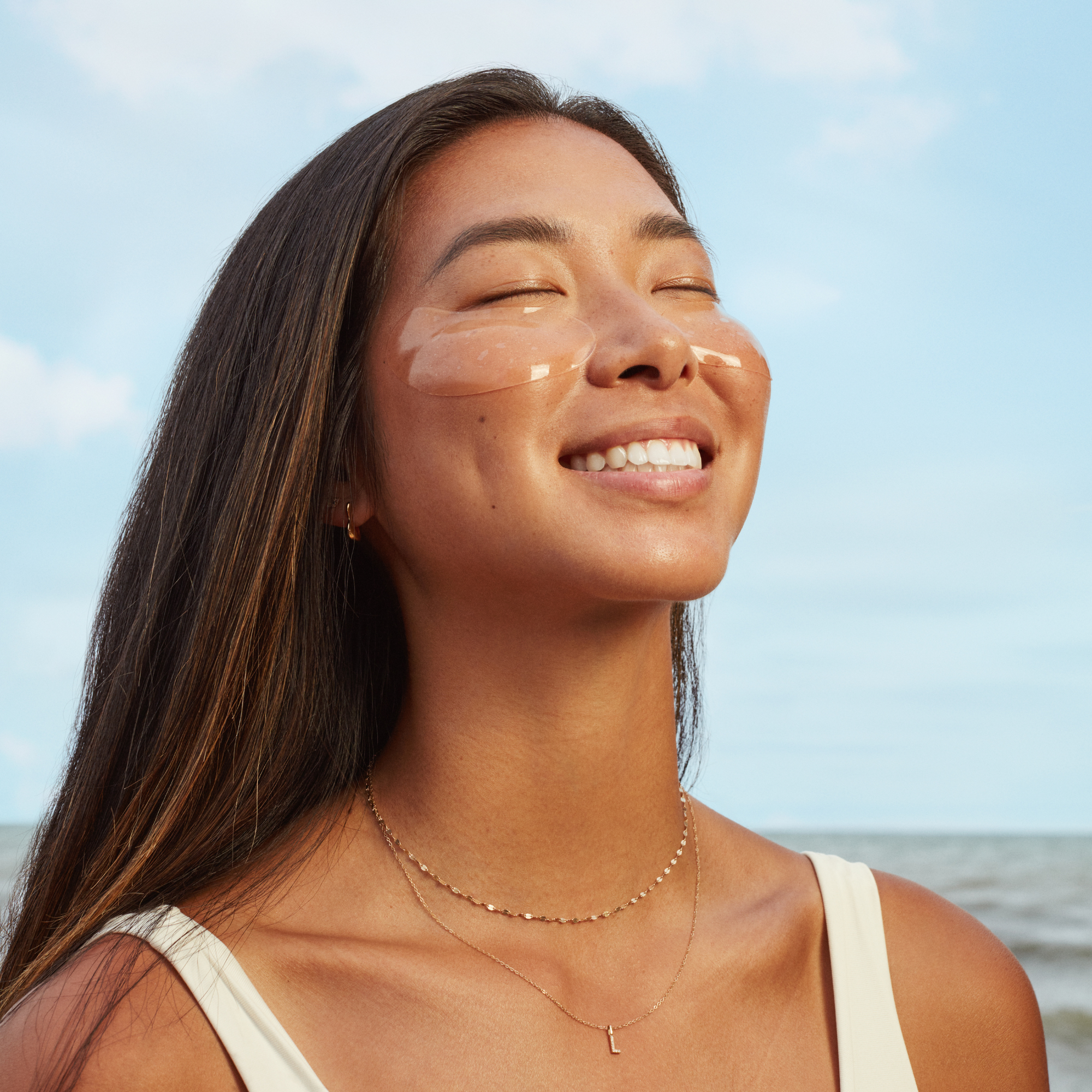 Brighter Days Red Algae & Avocado Biodegradable Eye Mask for Dark Circles, Puffiness & Wrinkles | Hydrating Under Eye Patches for Spa, Travel & Self-Care Routine