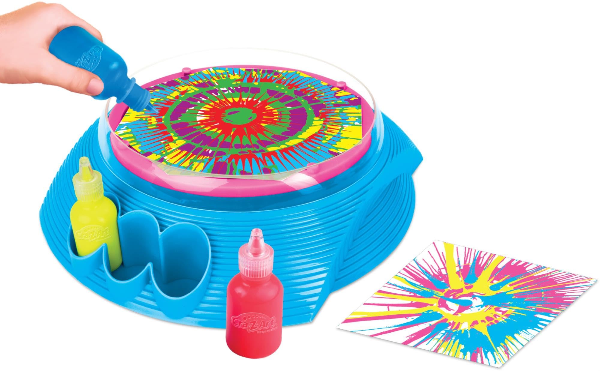 Cra-Z-Art Scented Spinning Art Machine for Kids - Creative DIY Spin Painting Kit with 6 Vibrant Colors - Perfect for Birthday Gifts, Classroom Activities & Sensory Play
