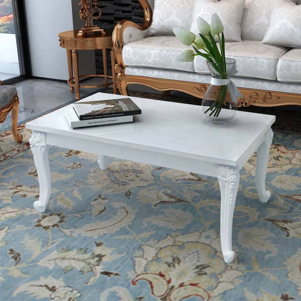 White High Gloss Coffee Table 39.4