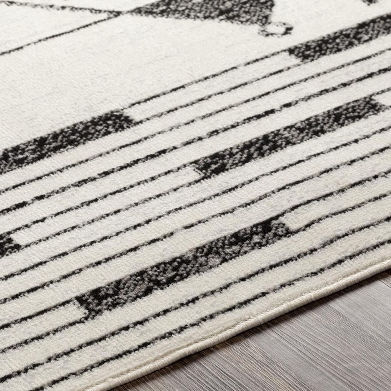 Mark&Day 5x7 Neerijnen Modern Light Gray Area Rug - Soft Grey Beige White Carpet for Living Room, Bedroom, Kitchen | Non-Slip Floor Mat for Home Decor & Cozy Spaces (5' x 7')