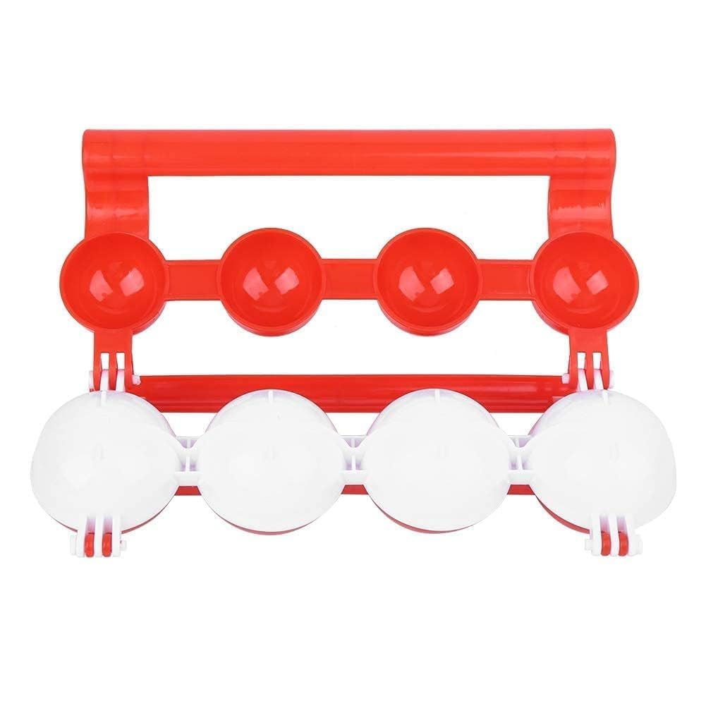 4-Grid Meatball Maker & Kibbeh Mold - Durable Plastic Meat Ball Molds for Perfect Homemade Meatballs - Ideal for Cooking, Meal Prep & Party Food Serving
