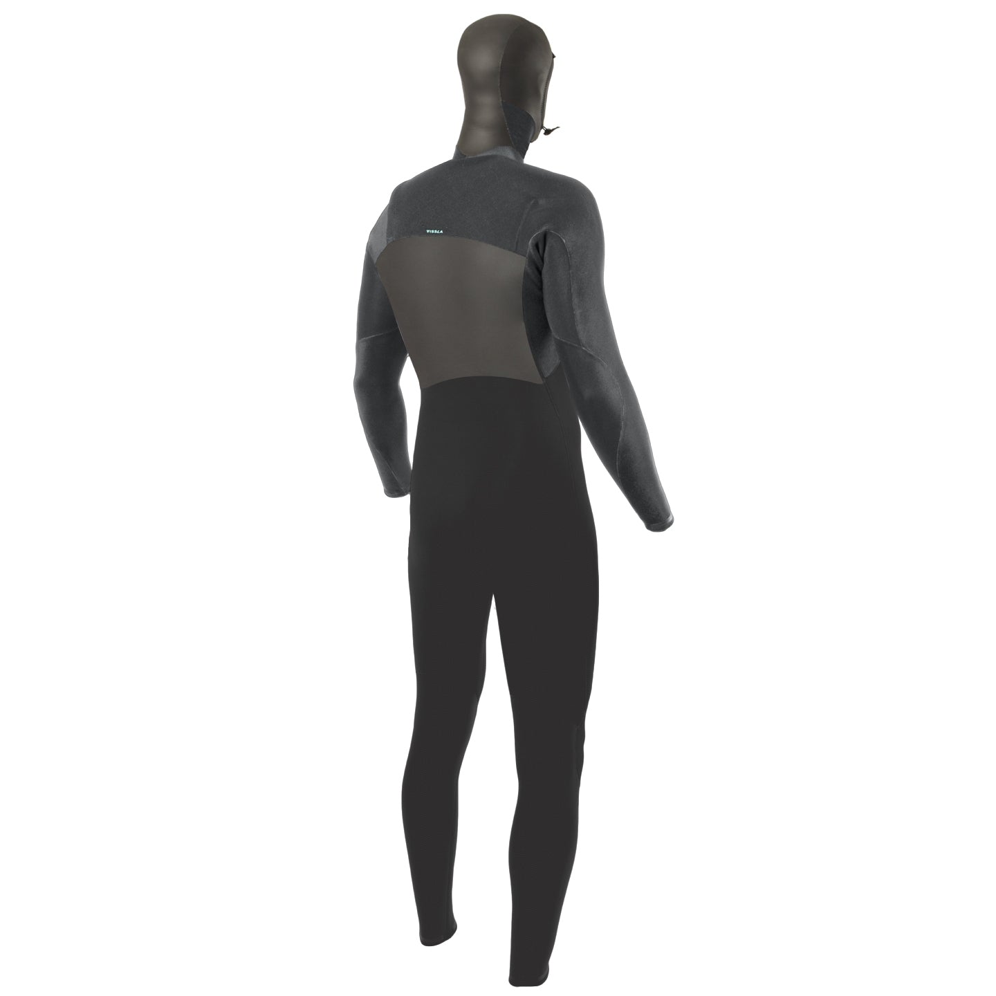 Vissla High Seas II 5/4mm Men's Hooded Chest Zip Full Wetsuit - Charcol - Surfing, Diving & Cold Water Activities