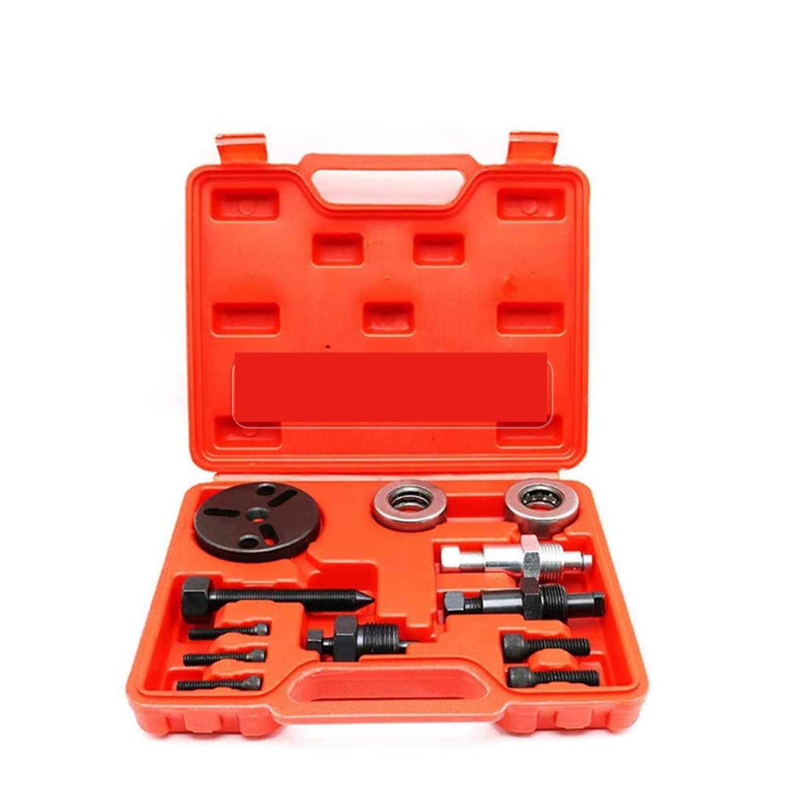 VELNEG Compressor Clutch Puller Tool Kit - Professional Car AC Air Conditioning Repair Set for Refrigerant & Bearing Removal - Essential Auto Mechanic Tools for HVAC System Maintenance & Vehicle Servicing