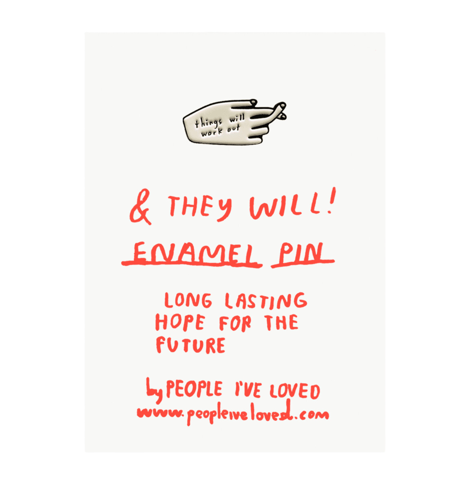 Things Will Work Out Pin - Inspirational Motivational Lapel Pin for Encouragement - Perfect for Gifts, Office, School, and Everyday Wear