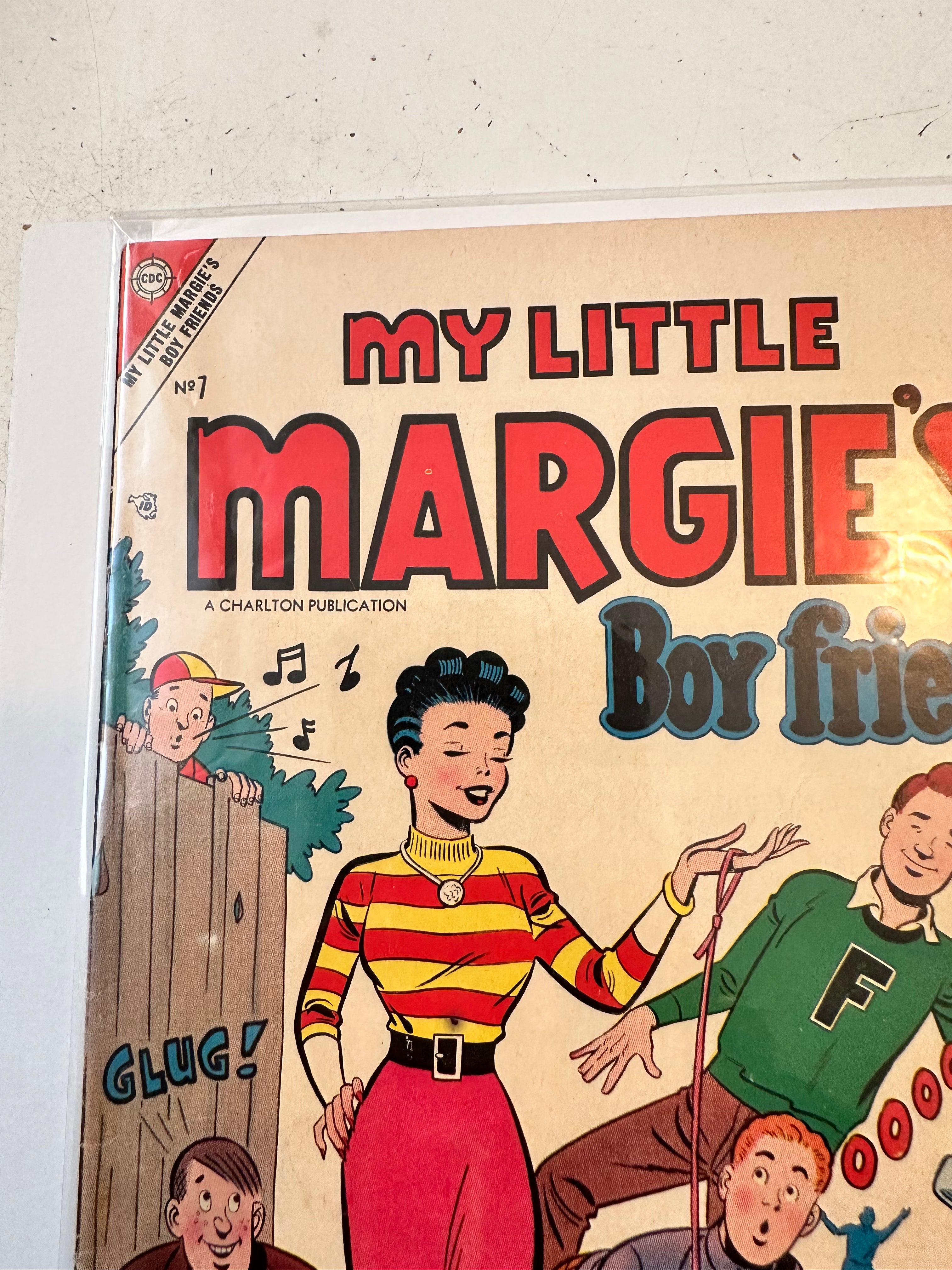 My Little Margie's Boy Friends #7 Vintage Comic Book 1955 - Collectible Golden Age Comic for Enthusiasts & Nostalgic Gift Idea