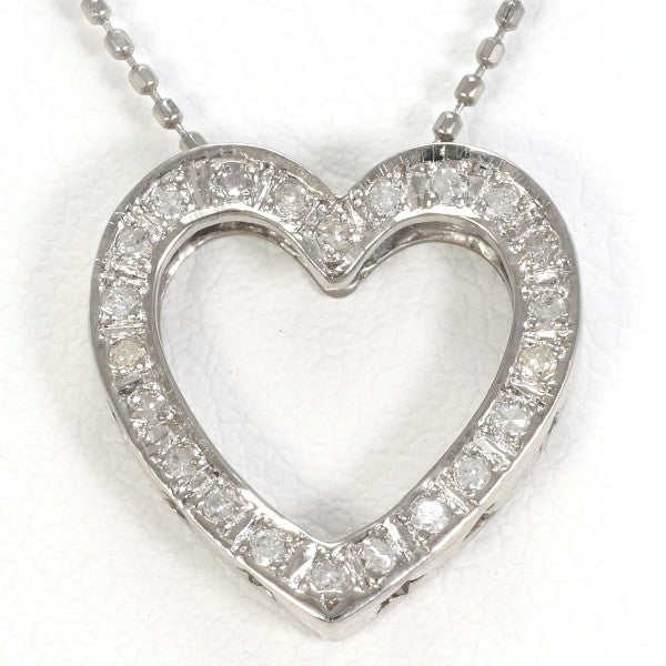 14K White Gold Diamond Pendant Necklace for Women - Elegant Layering Piece for Weddings, Anniversaries & Special Occasions