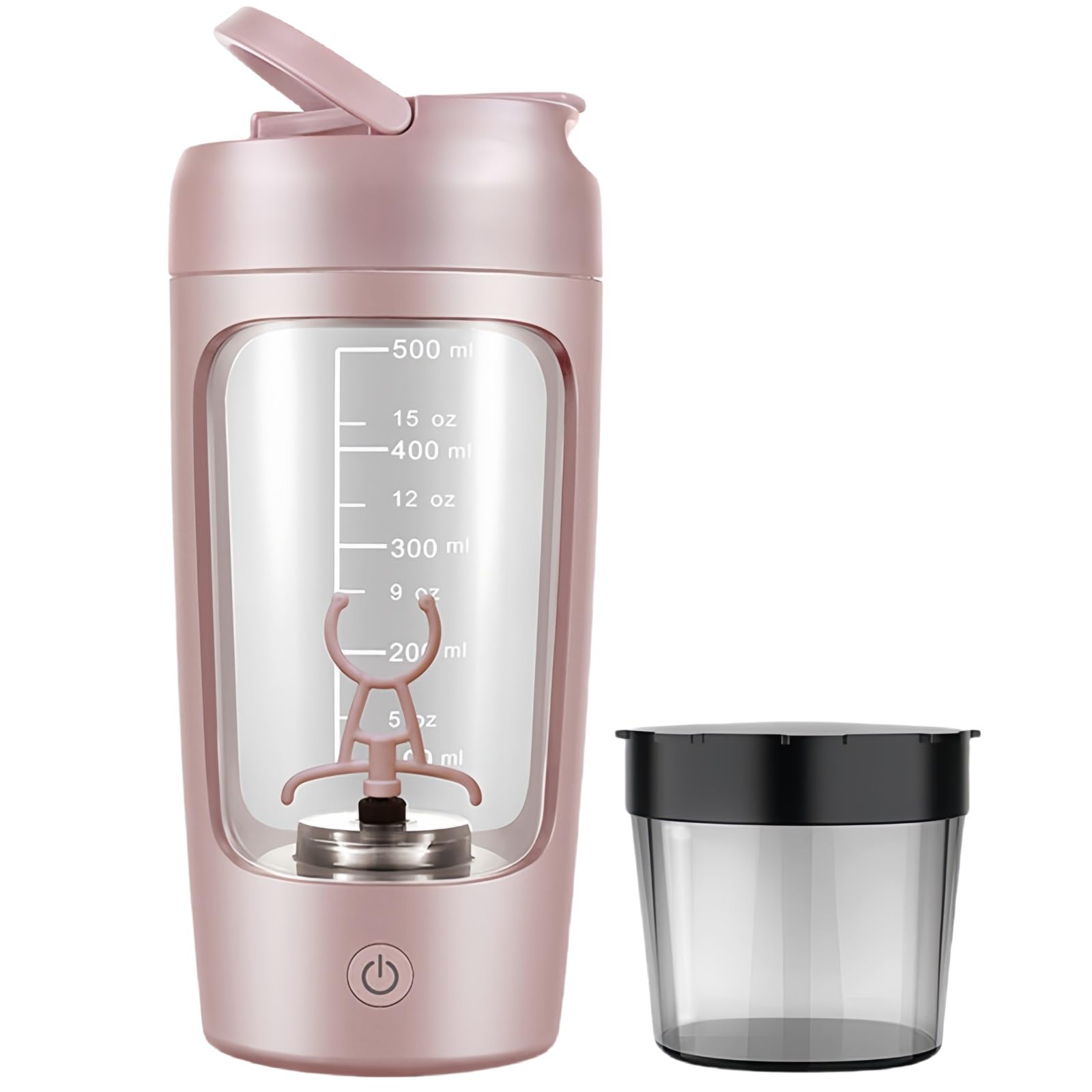 Flintronic 650ML Electric Protein Shaker Bottle - USB C Rechargeable Automatic Protein Mixer Cup for Protein Shakes & Meal Replacement - BPA Free - Perfect for Gym, Workout & Post-Training Recovery