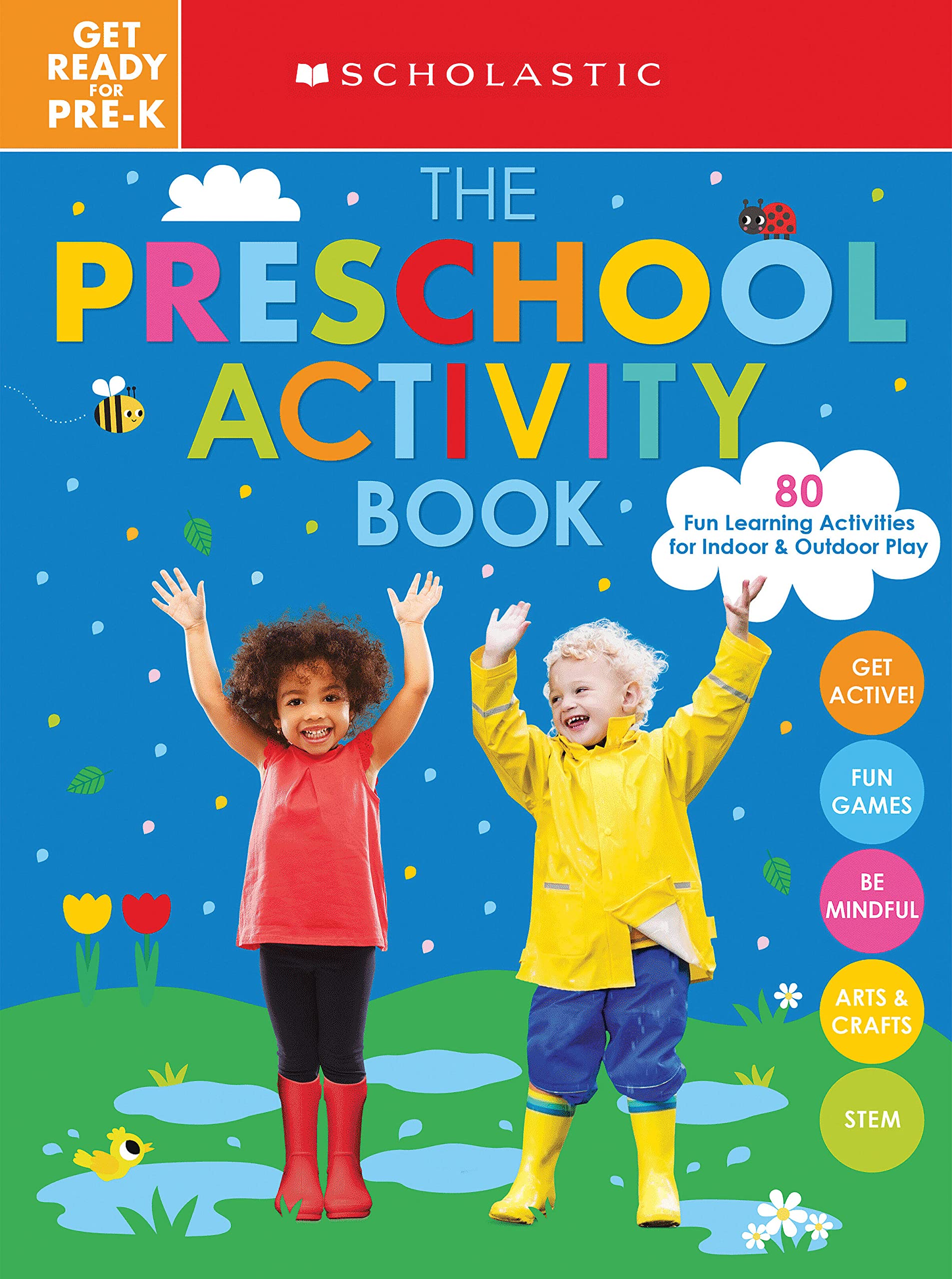 Scholastic Early Learners Preschool Activity Book - Fun Learning Activities for Toddlers & Kids | Perfect for Home, Classroom & Travel