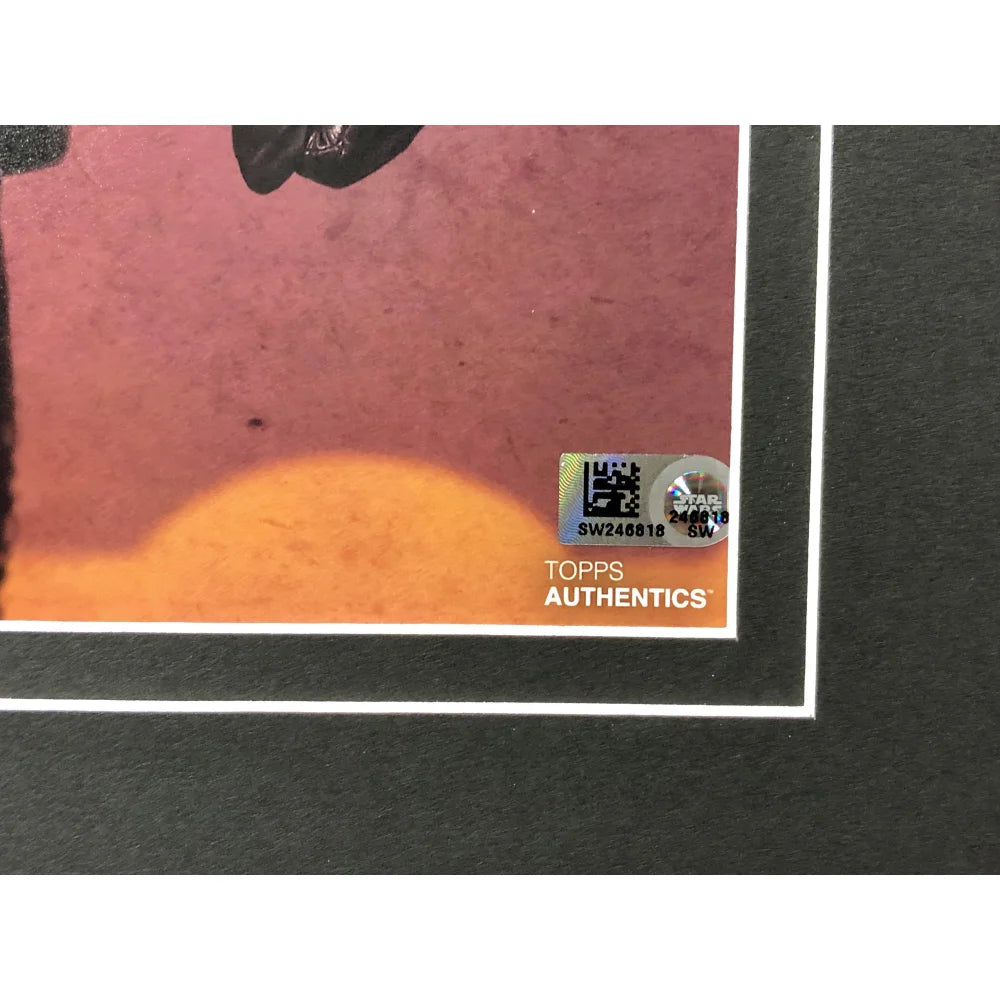 Nick Nolte Signed Star Wars Kuiil Mandalorian 11x14 Photo Framed with Topps COA - Autographed Collectible for Star Wars Fans, Home Theater Decor, and Memorabilia Display