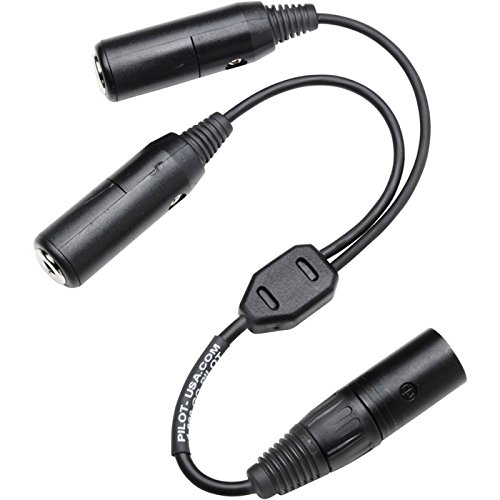 Pilot USA GA Headset to Airbus Adapter - Aviation Headphone Connector for Flight Simulation & Cockpit Communication