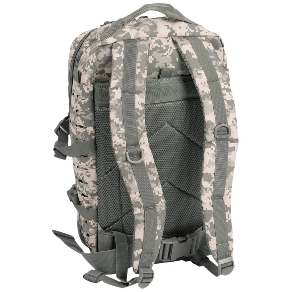 Mil-Tec Unisex Tactical Backpack 36L - Durable Lightweight Assault Pack for Outdoor Camping, Hiking & Military Use | Adjustable Padded Shoulder Straps & MOLLE System | ACU Camouflage Design | Perfect for Adventure Travel & Survival Gear