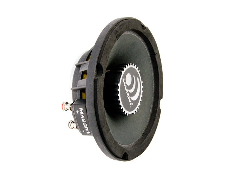 M6S 6.5 Inch 130 Watt 4 Ohm Mid Range Shallow Mount Car Speaker - Perfect for Car Audio Upgrades, Marine & Off-Road Vehicles