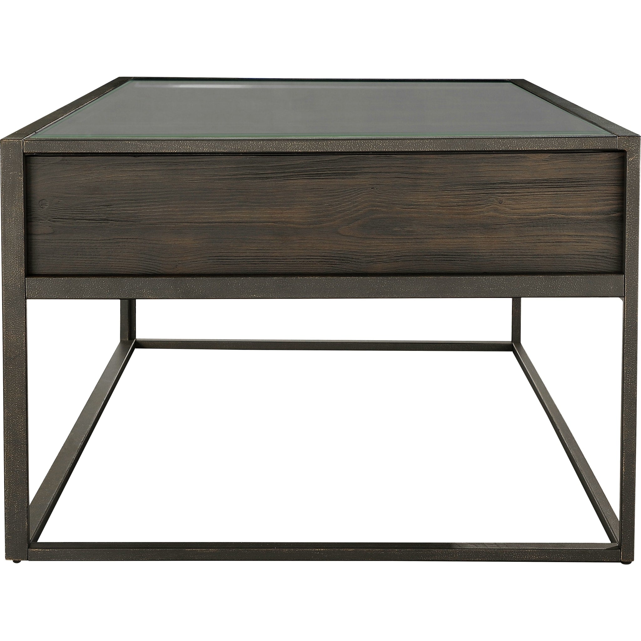 Bradley Three Drawer Coffee Table in Double Fudge - Modern End Table with Storage for Living Room, Bedroom & Office - Perfect for Small Spaces & Home Organization
