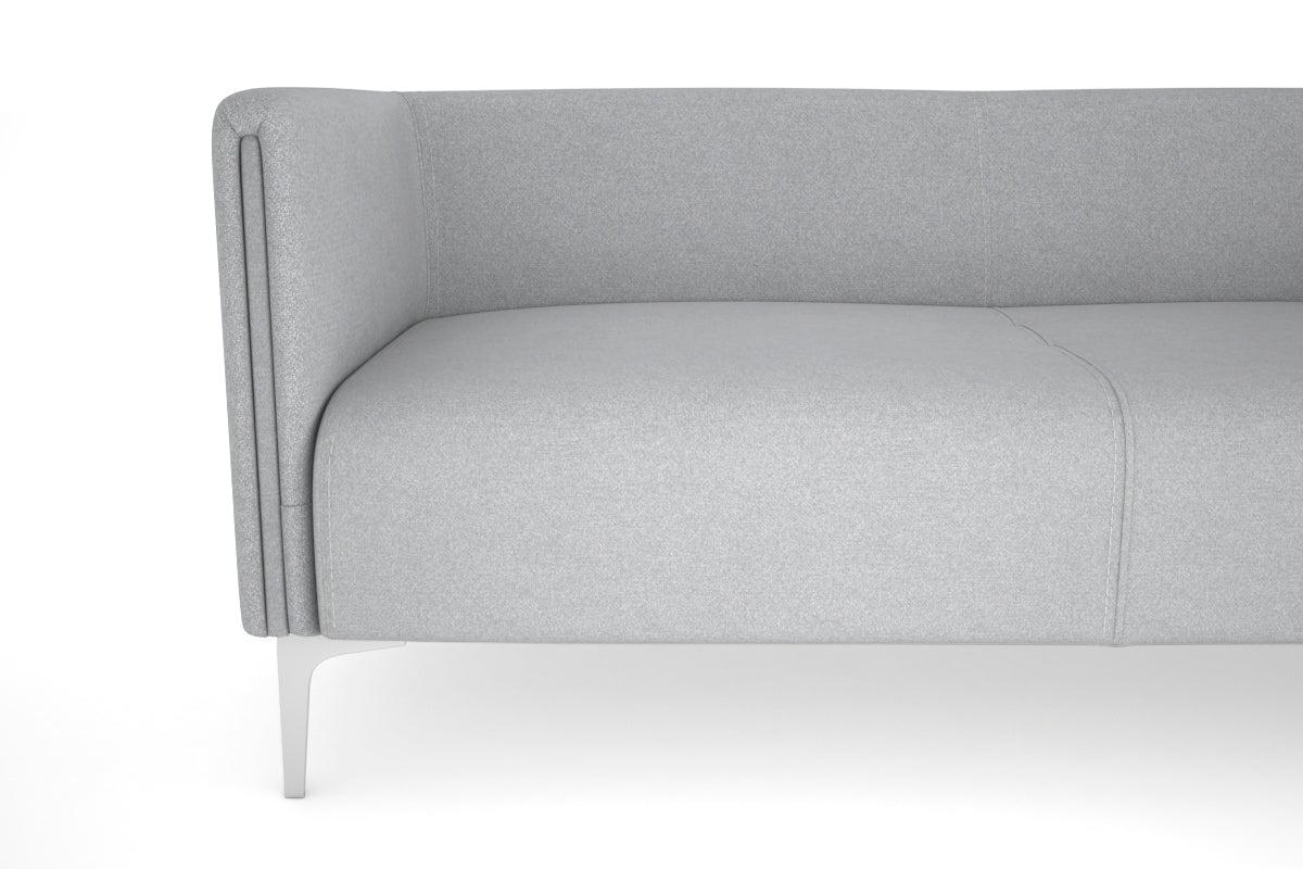 Drej 2.0 Lounge Chair with Square Arms - Triple Seating Modern Sofa for Living Room, Lounge & Office Comfort