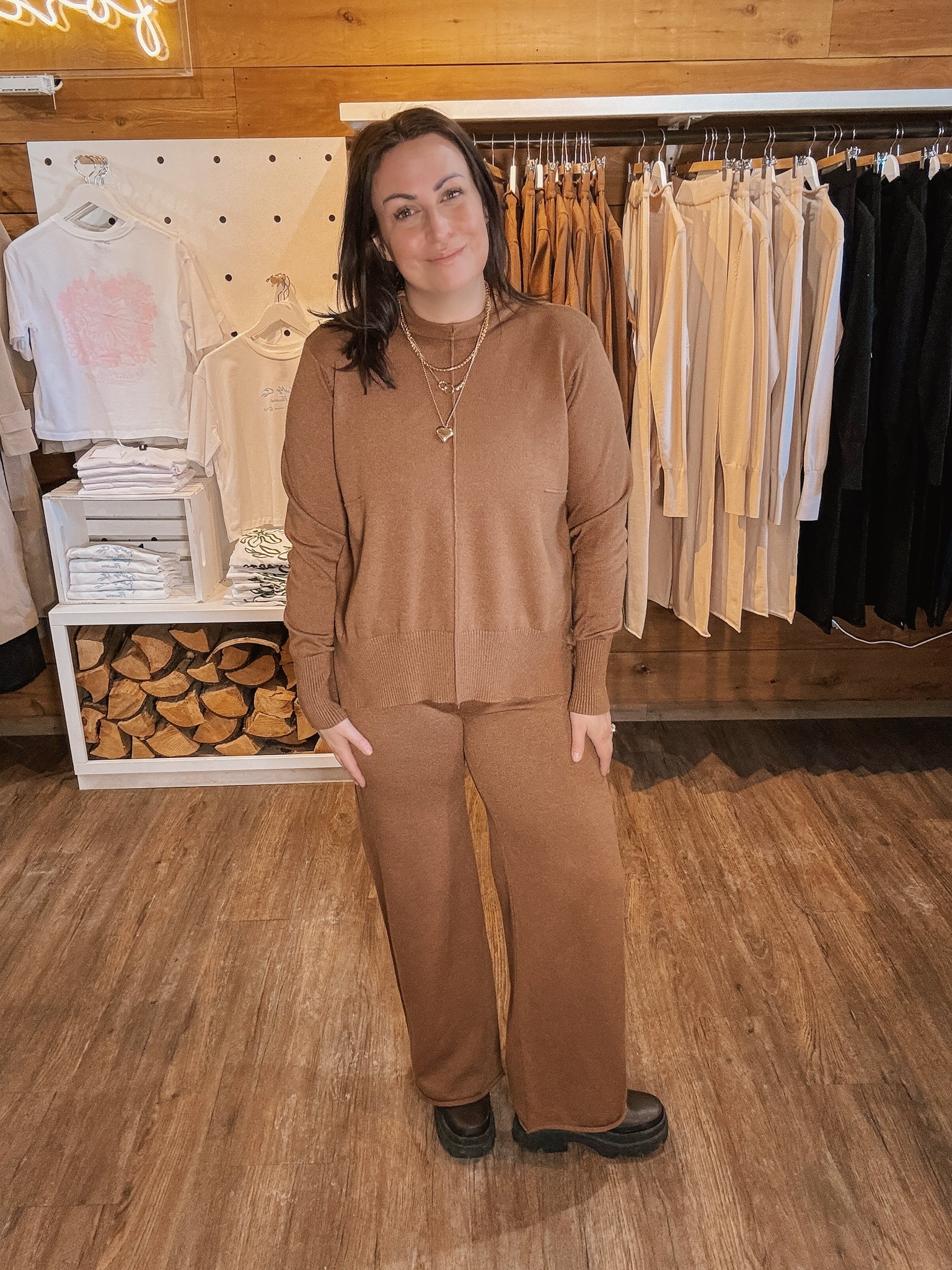 Sammy Knit Set for Women - Soft & Stylish Matching Outfit in Multiple Colors | Perfect for Casual Wear, Loungewear & Cozy Home Outfits