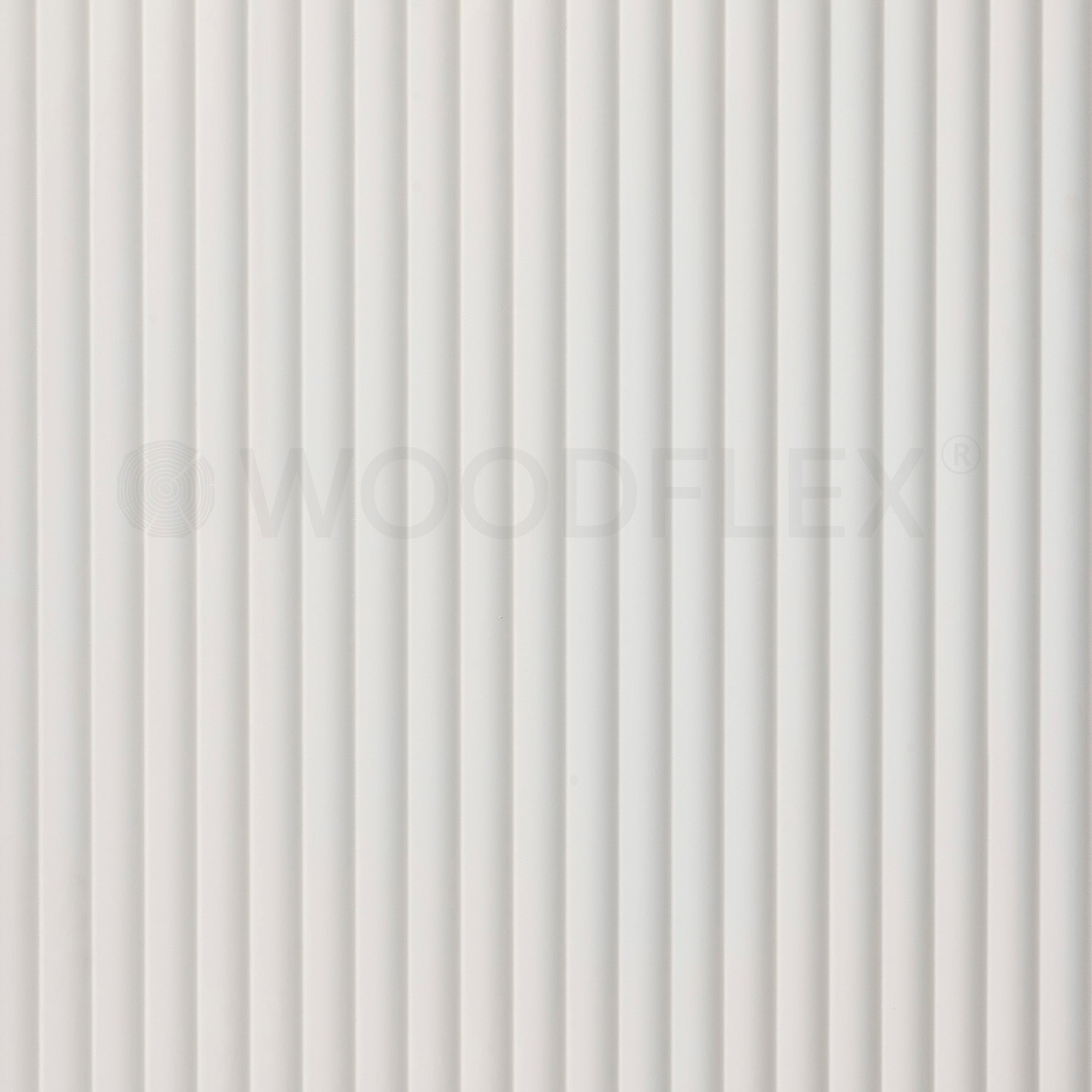 WOODFLEX White Primed Flexible Half Round Molding 2700mm x 600mm - Perfect for Crown Molding, Ceiling Trim & Interior Decoration