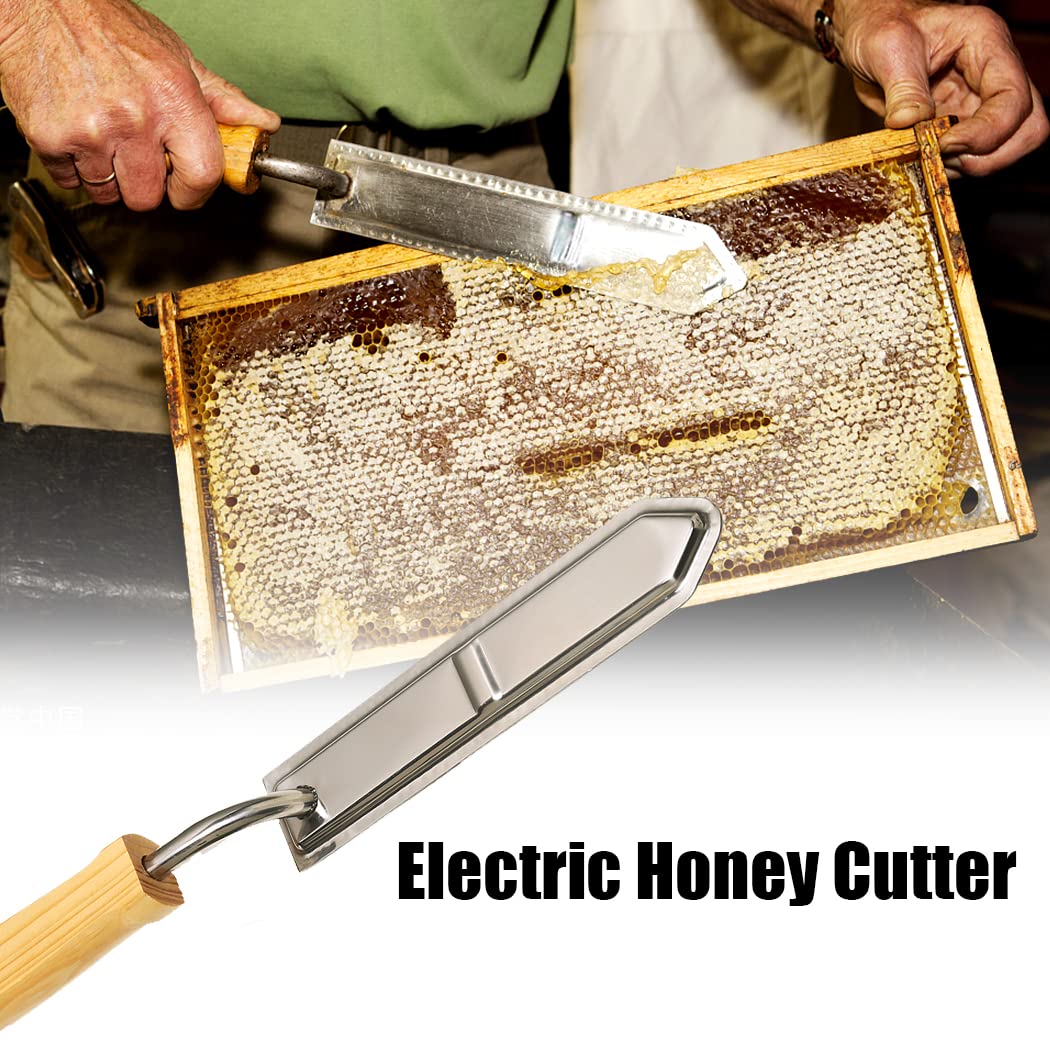 Stainless Steel Electric Uncapping Knife for Beekeeping - Professional Honey Harvest Equipment for Beekeepers | Perfect for Extracting Honey from Honeycombs