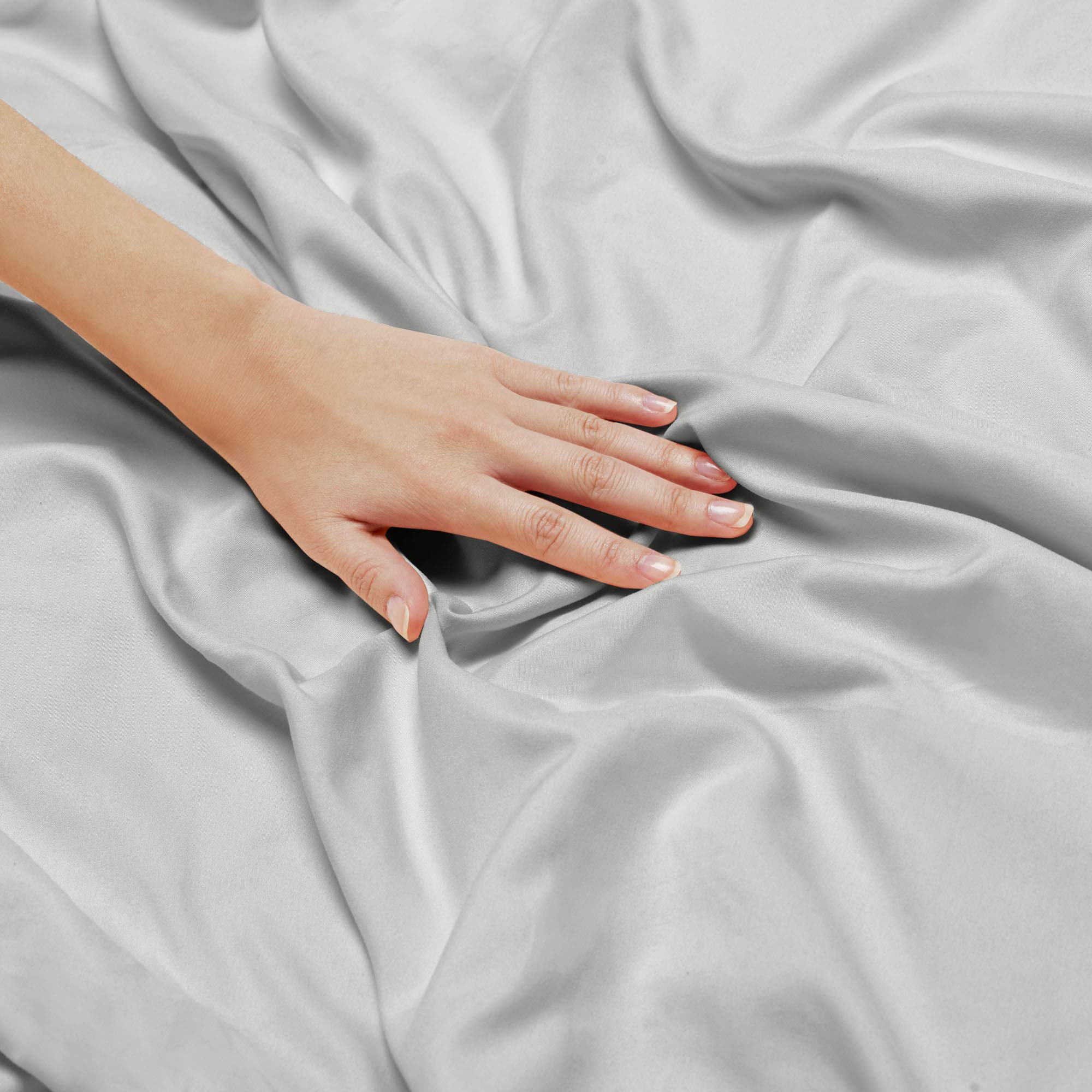 Premium 800 Thread Count 100% Combed Cotton Twin XL Sheet Set - 4pc Soft & Breathable Bed Sheets with Extra Long Staple Cotton, Deep Pocket Fits Mattress Up to 14