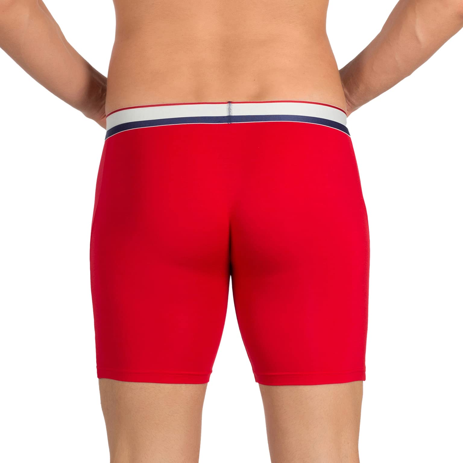 PrimeMan Men's 6-Inch Boxer Briefs - Soft Breathable Underwear for All-Day Comfort - Perfect for Workout, Running & Daily Wear