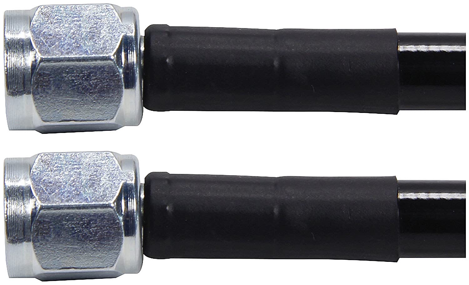 Allstar Performance Coated Braided Stainless Steel Hose Line 12in #4Hose -4Str/-4Str - High Pressure Fuel & Oil Lines for Automotive, Racing & Marine Applications