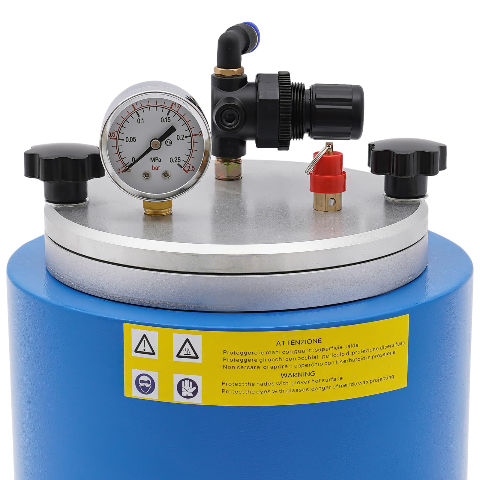500W Wax Injector Machine - 5.5 Lbs Capacity, Dual Nozzle, 86-230°F Adjustable Temperature for Jewelry Making & Dental Wax Casting | Perfect for Wax Molding, Lost Wax Casting, Denture Creation & Jewelry Design Studios