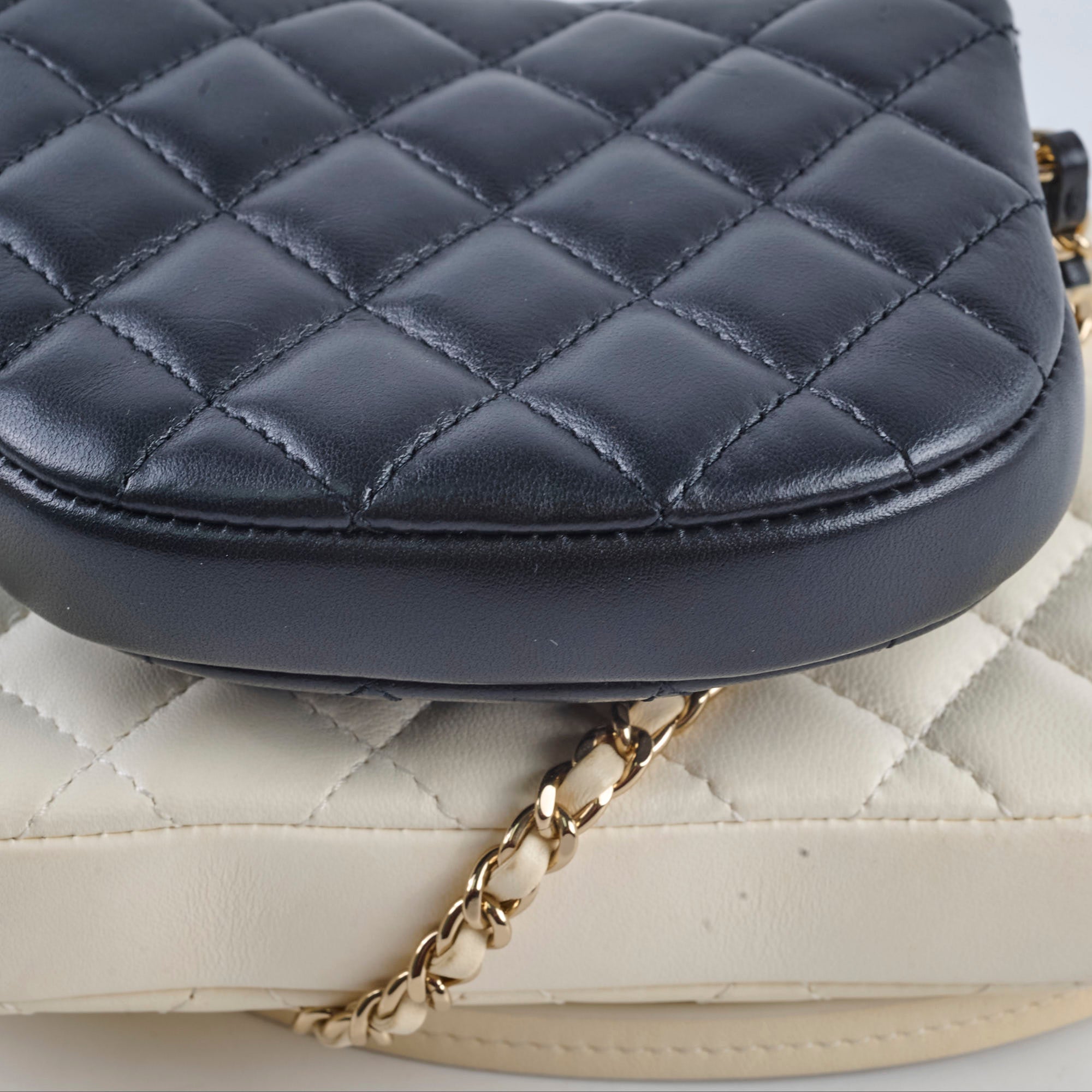 Chanel Side Twin Packs Bag White/Black (27 Series) - Luxury Designer Crossbody Purse for Women, Perfect for Parties, Dating & Everyday Use