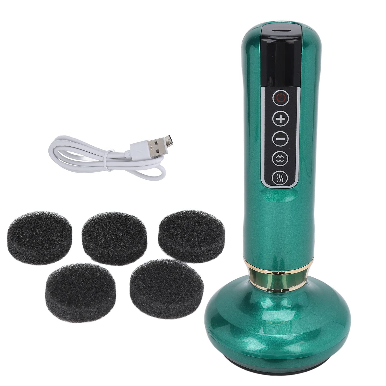 Electric Cupping Massager with Infrared Heating - Rechargeable Cupping Therapy Device for Full Body Muscle Relaxation & Pain Relief - Perfect for Home Spa, Post-Workout Recovery & Stress Relief