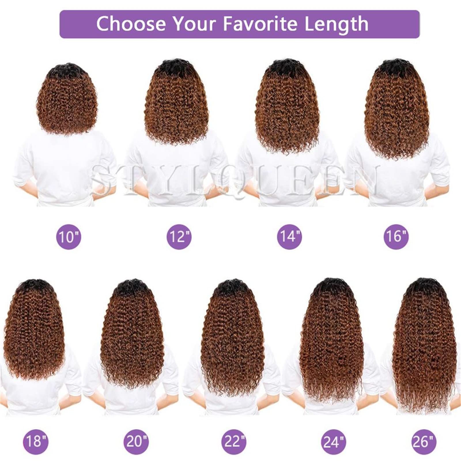 13x4 Ombre Lace Front Wig Human Hair - Pre Plucked Deep Wave Brown Curly Lace Frontal Wigs (1B30 Color, 18 Inch) for Black Women | Perfect for Daily Wear, Parties & Special Occasions