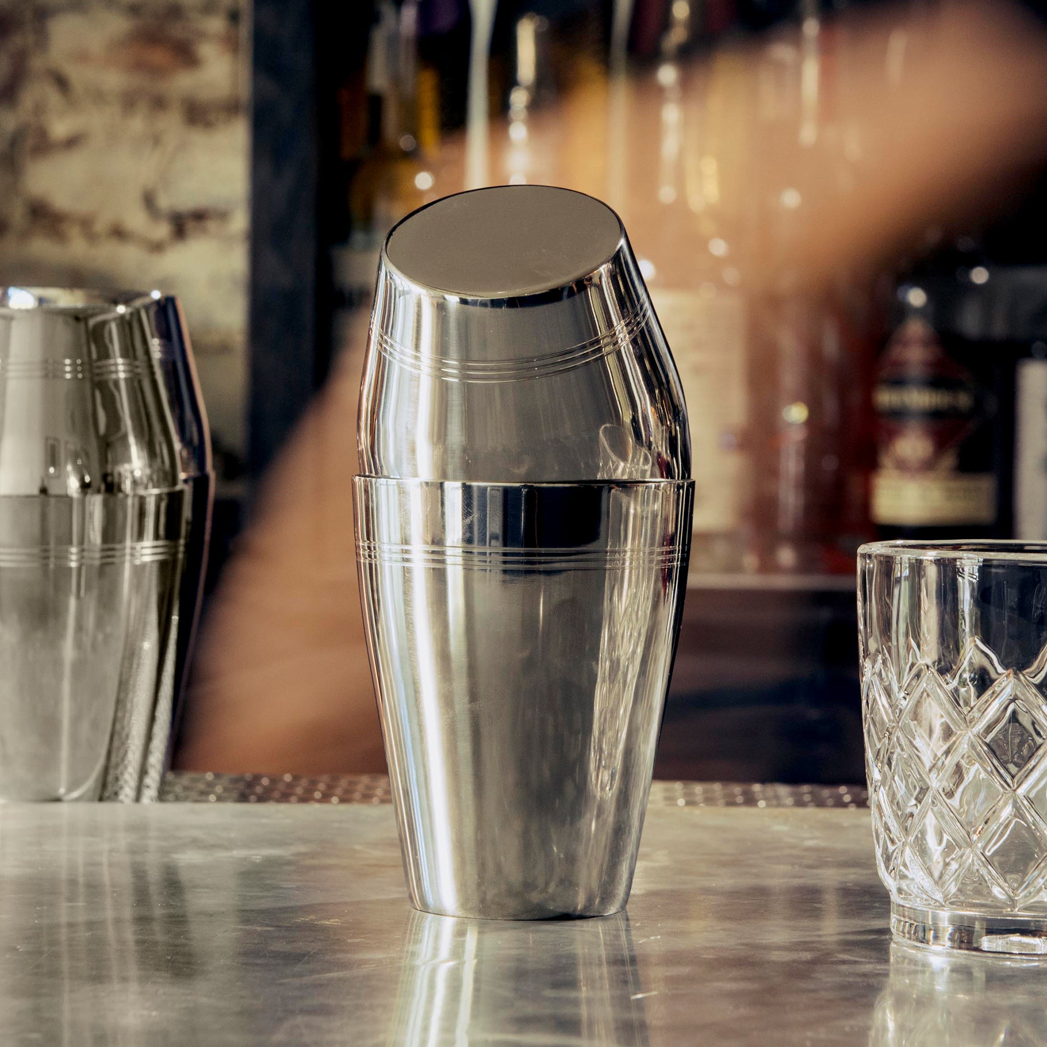 Premium Stainless Steel Cocktail Shaker Set - 350ml (12oz) Bar Mixing Tool for Home Bartenders | Perfect for Mojitos, Margaritas & Martini Making