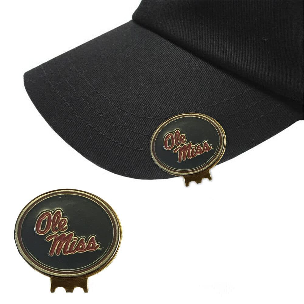 Premium Magnetic Golf Hat Clip with 2 Double-Sided Golf Ball Markers - Stainless Steel Cap Accessory for Men & Women - Perfect for Golf Tournaments, Driving Range & Outdoor Sports