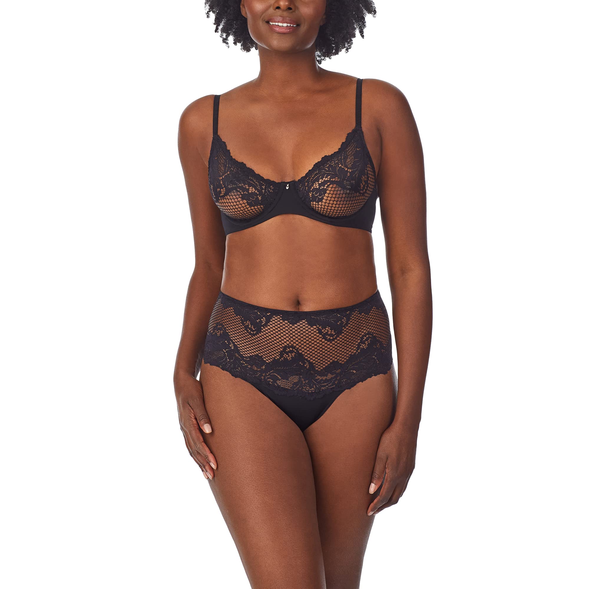 Le Mystère Women's Lace Allure Unlined Wired Bra - Sexy Comfort for Everyday Wear & Special Occasions