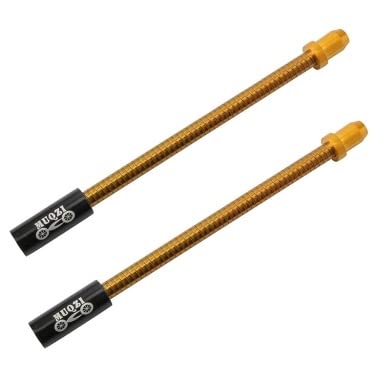 2 Packs Stainless Steel V Brake Noodles & Caliper Elbows - Flexible Bike Brake Parts for Mountain & Road Bikes - Perfect for Brake System Repair & Maintenance
