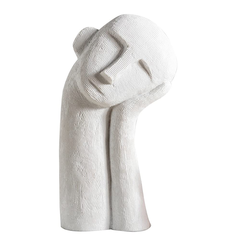 Resin Boy Figure Statue - Creative Home Decor for Living Room, Wine Cabinet & Bar | Cheeky Portrait Sculpture for Housewarming Gift | Perfect for Shelf Displays, Coffee Table Accents & Party Decorations