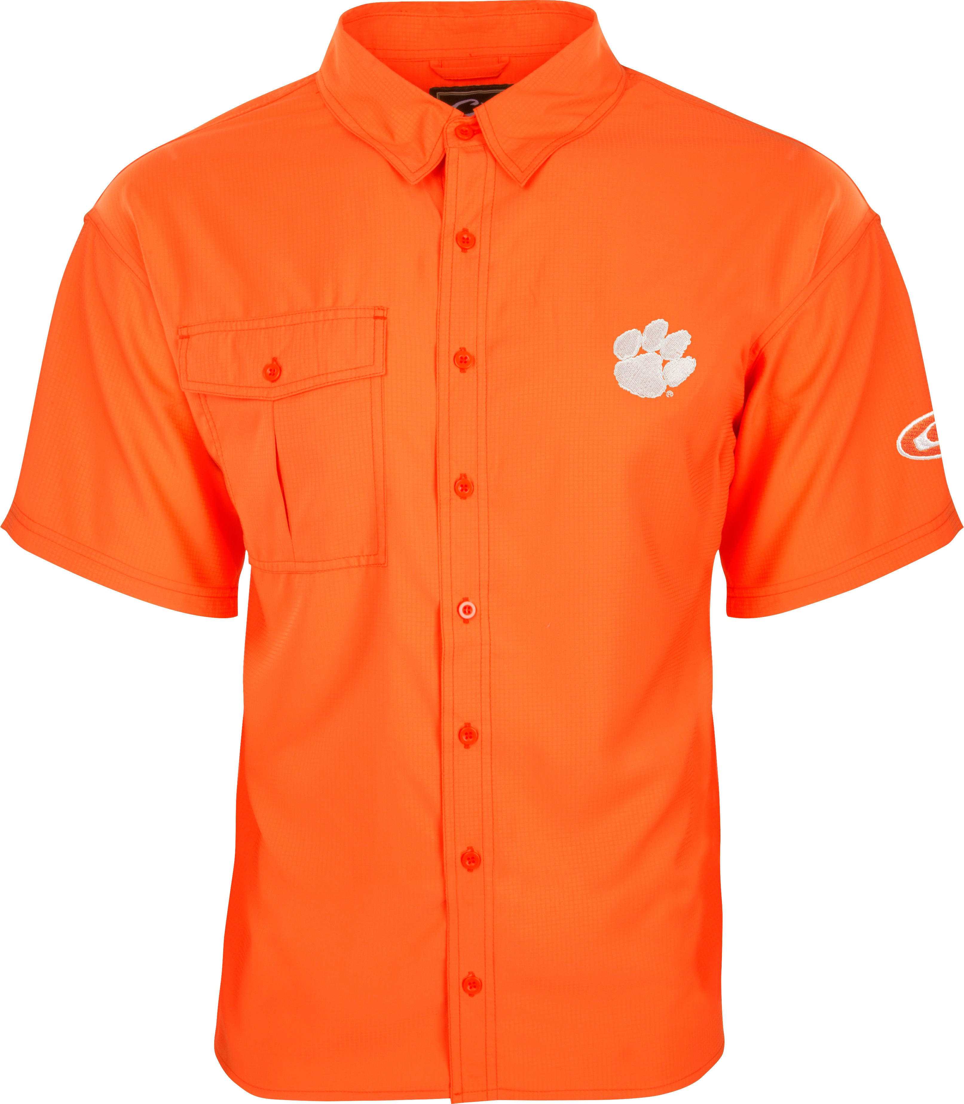 Clemson Flyweight Short Sleeve Shirt - Lightweight & Breathable for Men - Perfect for Summer, Outdoor Activities & Casual Wear