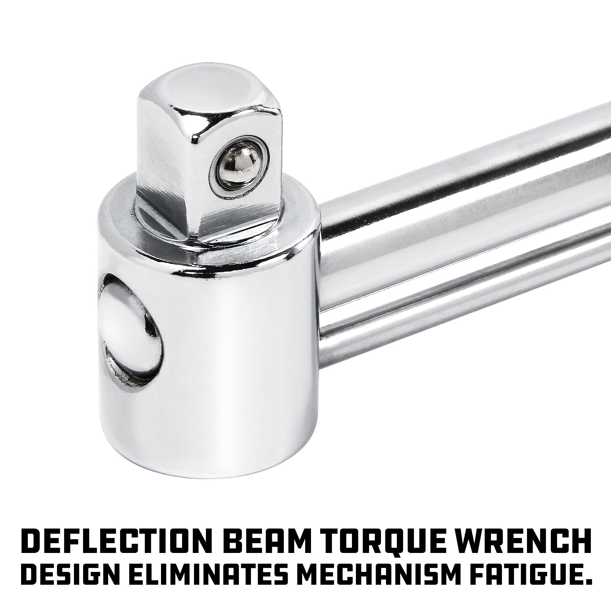 Powerbuilt 1/2-Inch Drive Needle Torque Wrench (0-140 Ft. Lbs) - Precision Torque Measurement for Automotive, Mechanical & DIY Projects