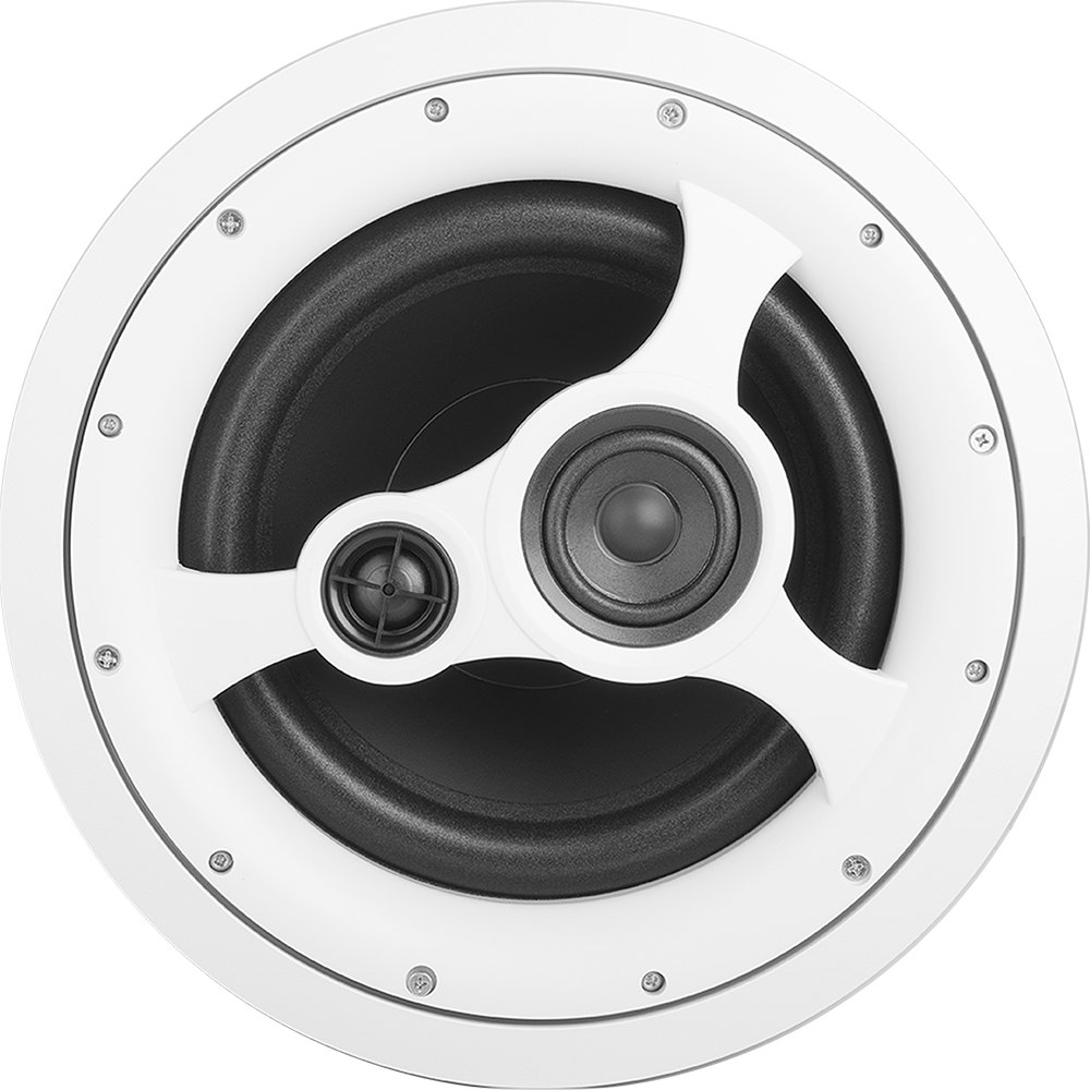 OSD Audio 10 Inch In-Ceiling Speaker - 150W Stereo System with Pivoting Tweeter, ICE1080HD - Perfect for Home Theater, Background Music & Multi-Room Audio Systems