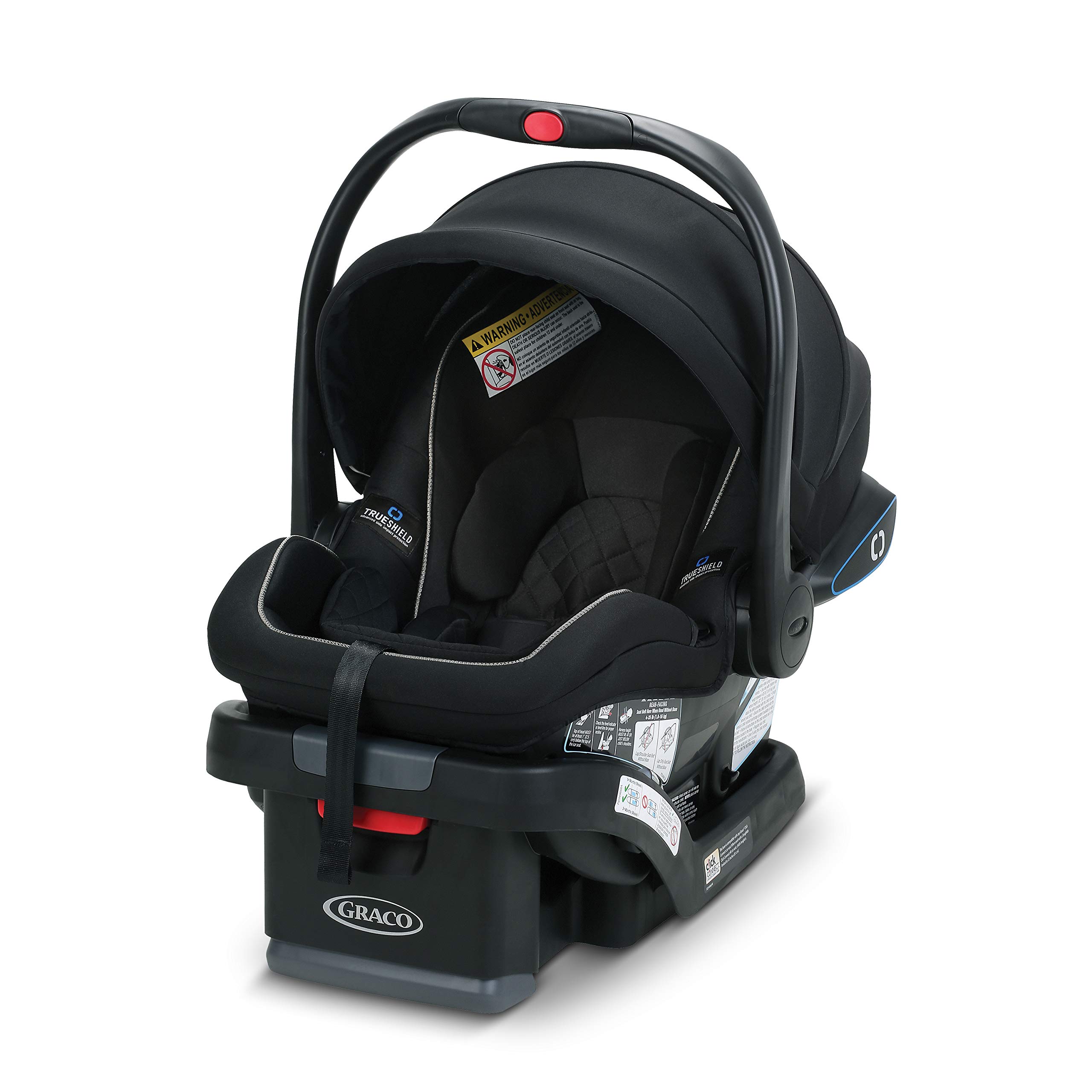 Graco SnugRide SnugLock LX Infant Car Seat with TrueShield Technology - Safe & Comfortable Baby Car Seat for Newborns to Toddlers - Perfect for Travel, Daily Commutes & Family Road Trips