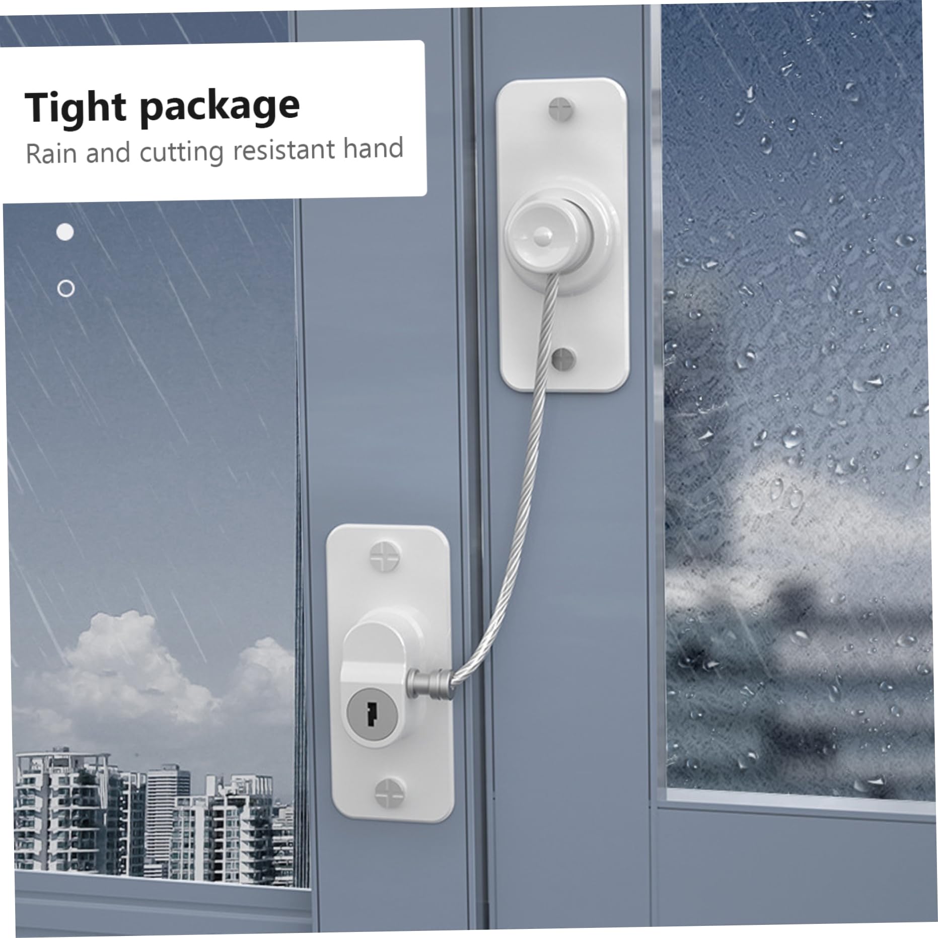 Child Safety Window Locks (2 Pack) - 180° Rotating Self-Adhesive Window Restrictor with Key - Secure Sliding Windows, Refrigerator Drawers & Doors - Perfect for Homes with Kids & Pets